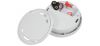 Mercury 350.126 Photoelectric Smoke Detector System with Hush Feature - White