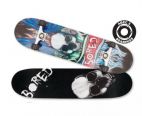 Bored To Death Concave Maple Ply Skateboard Deck ABEC 5 Bearings M02168