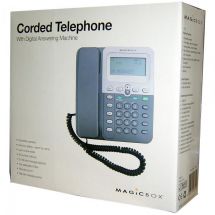 MagicBox B400 Corded Telephone Digital 21 Min Answering Machine Hansfree Speaker